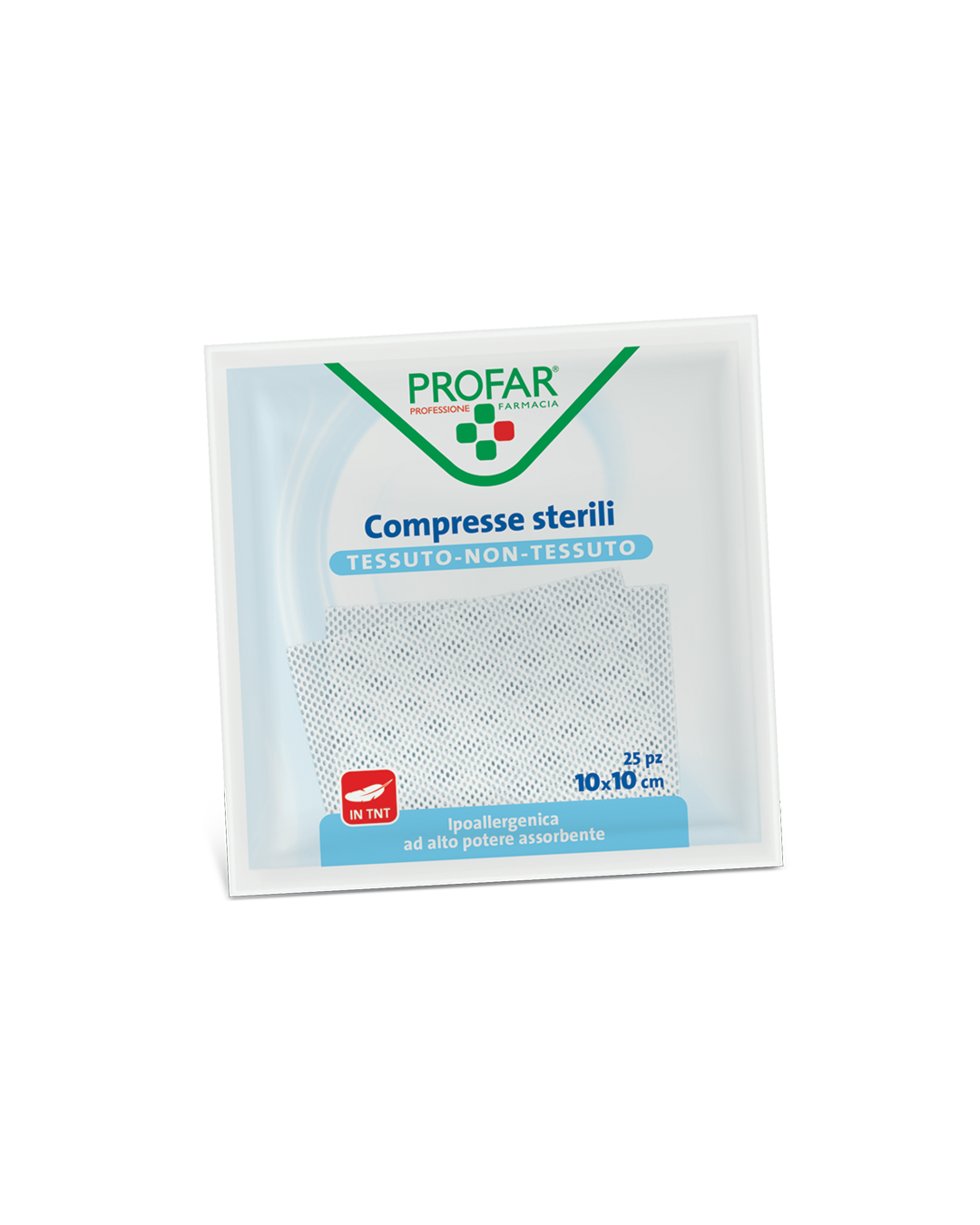 PROFAR GARZA COTONE 10X10 25PZ