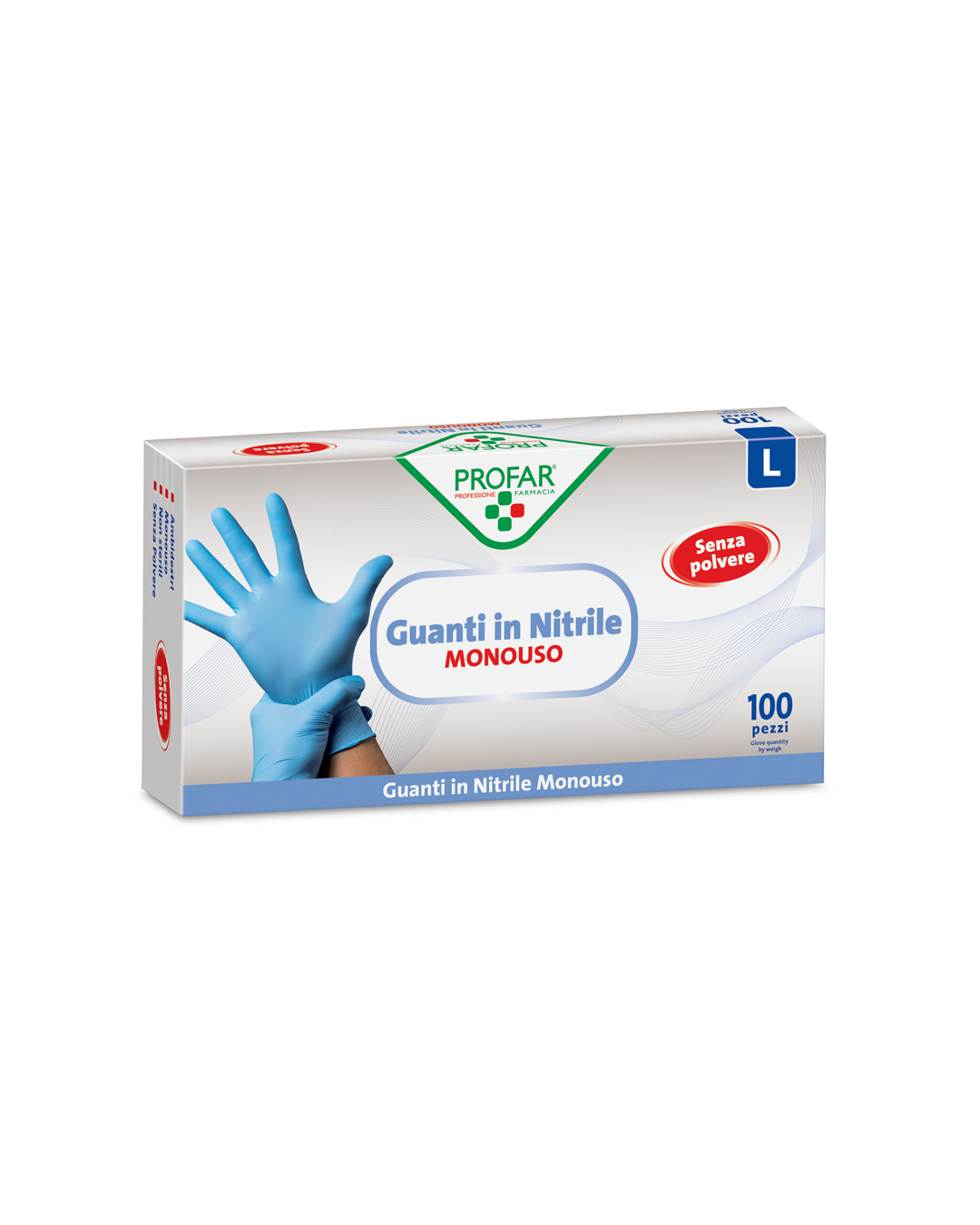 PROFAR GUANTO NITR S/POLVERE L