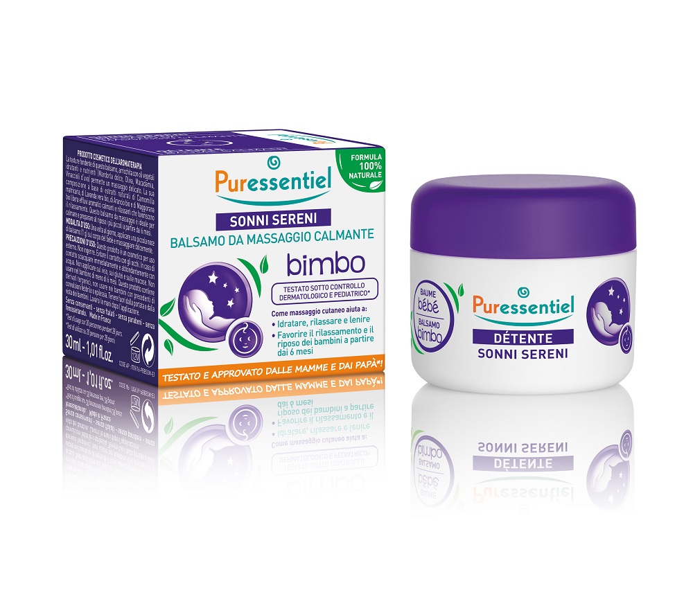 Puressentiel Balsamo Bimbo Sonni Sereni Per Massaggio 30 ml