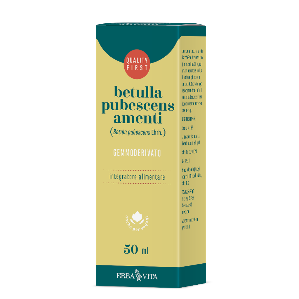 Erba Vita Estratti Liquidi - Gemmoderivato Betulla Pubescens Amenti, 50ml