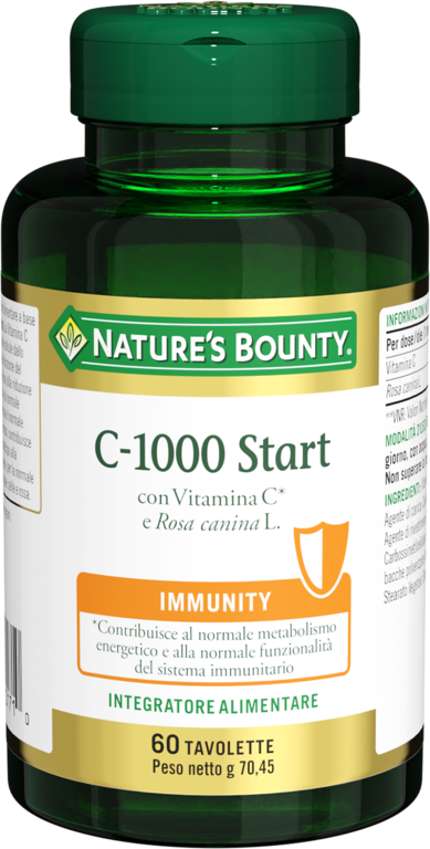 Nature's Bounty C-1000 Start Integratore Difese Immunitarie 60 Tavolette
