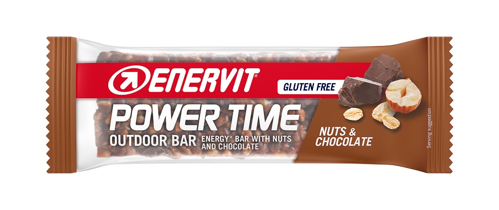 Enervit Power Time Barretta Energetica Nocciole e Cioccolato 30 g