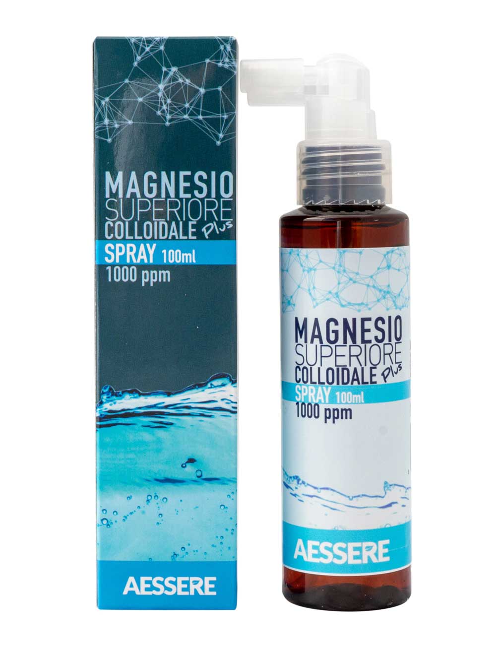 Aessere Magnesio Superiore Colloidale Plus Spray Orale 1000PPM 100 ml