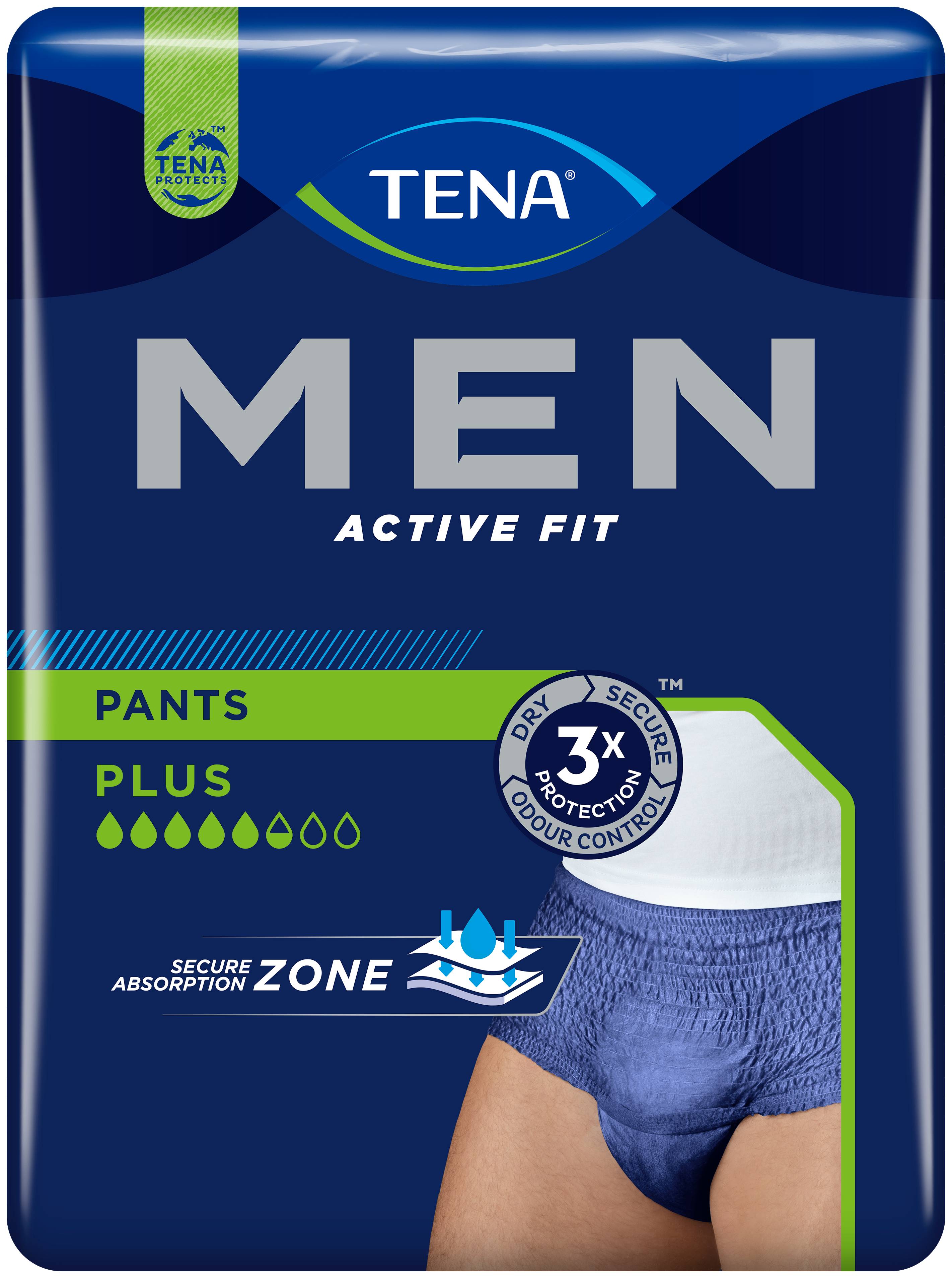Tena Men Active Fit Slip Assorbente Uomo perdite Urinarie Taglia L 8 Pezzi