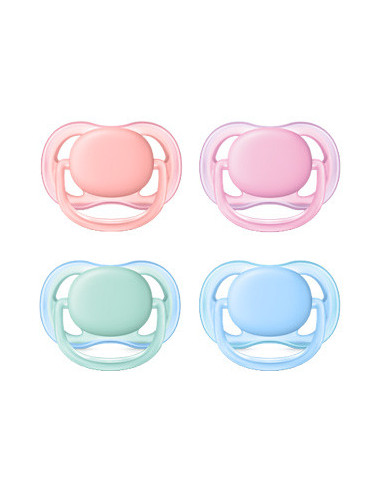 Avent Succhietto Ultra Air Mix 0-6 Mesi Colori Misti 2 Pezzi