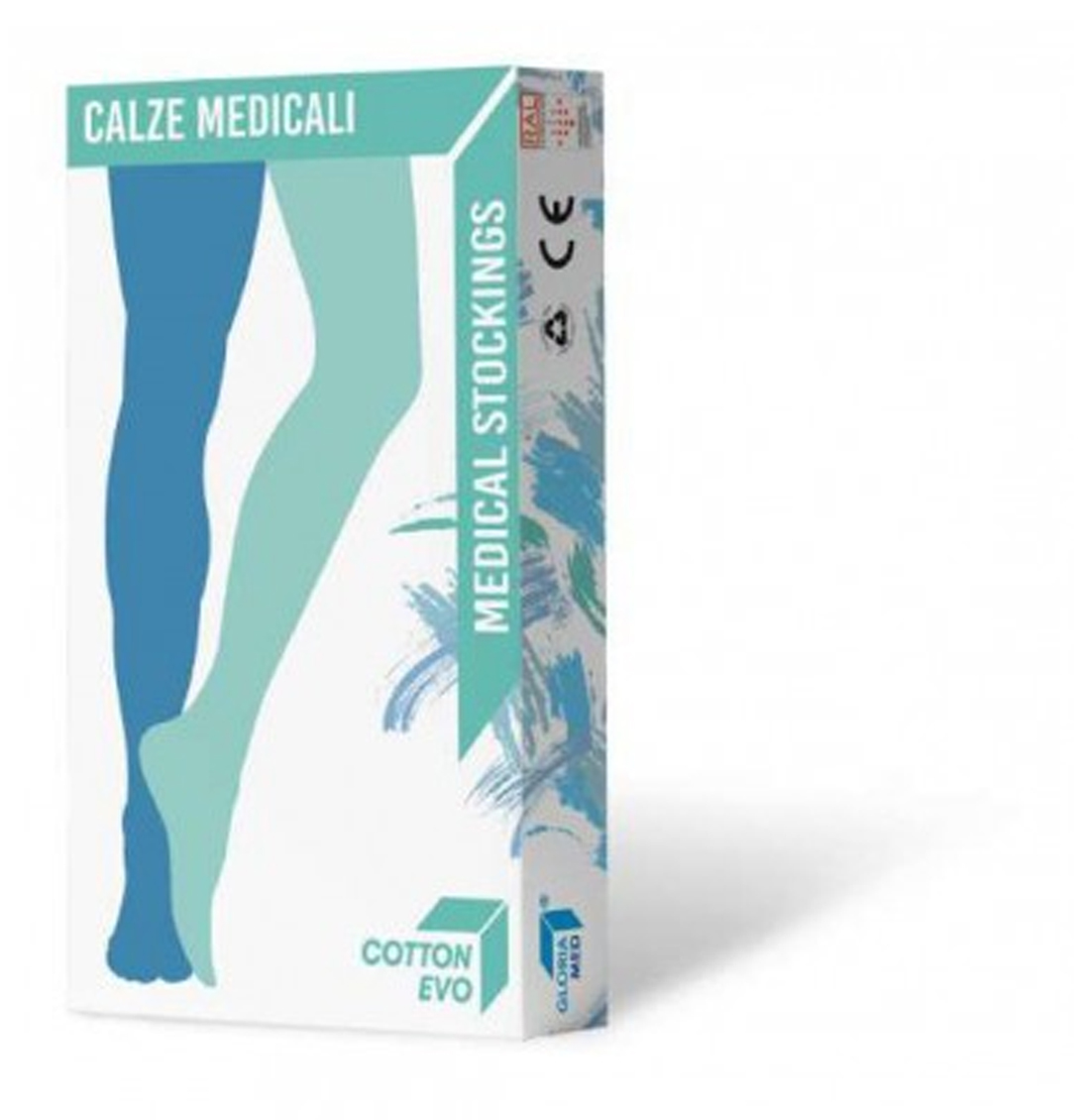 Gloriamed cotton evo 162 gambaletto lungo max beige misura medium 1 paio