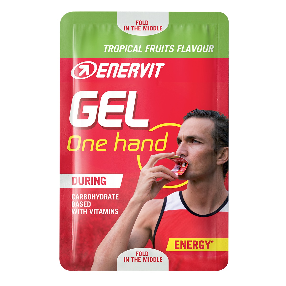 Enervit Gel One Hand Frutti Tropicali Integratore per Sportivi 12,5 ml