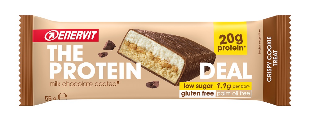 Enervit The Protein Deal Barretta Proteica Gusto Crispy Cookie Treat 55 gr
