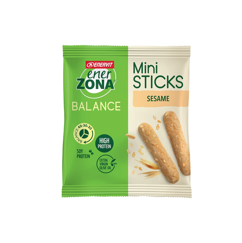 Enerzona Mini Sticks Sesamo Spuntino Bilanciato 22 gr