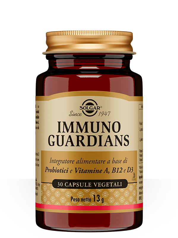 Solgar Immuno Guardians Integratore di Probiotici e Vitamine 30 Capsule