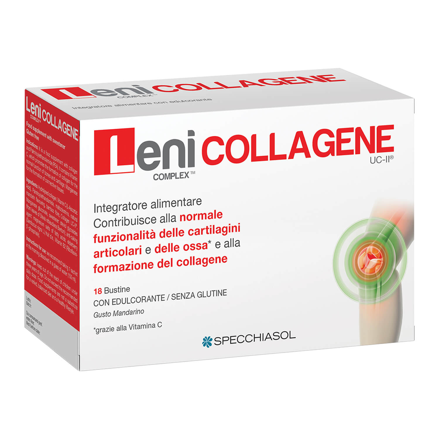 Specchiasol Leni Complex Collagene Integratore Articolare 18 Bustine