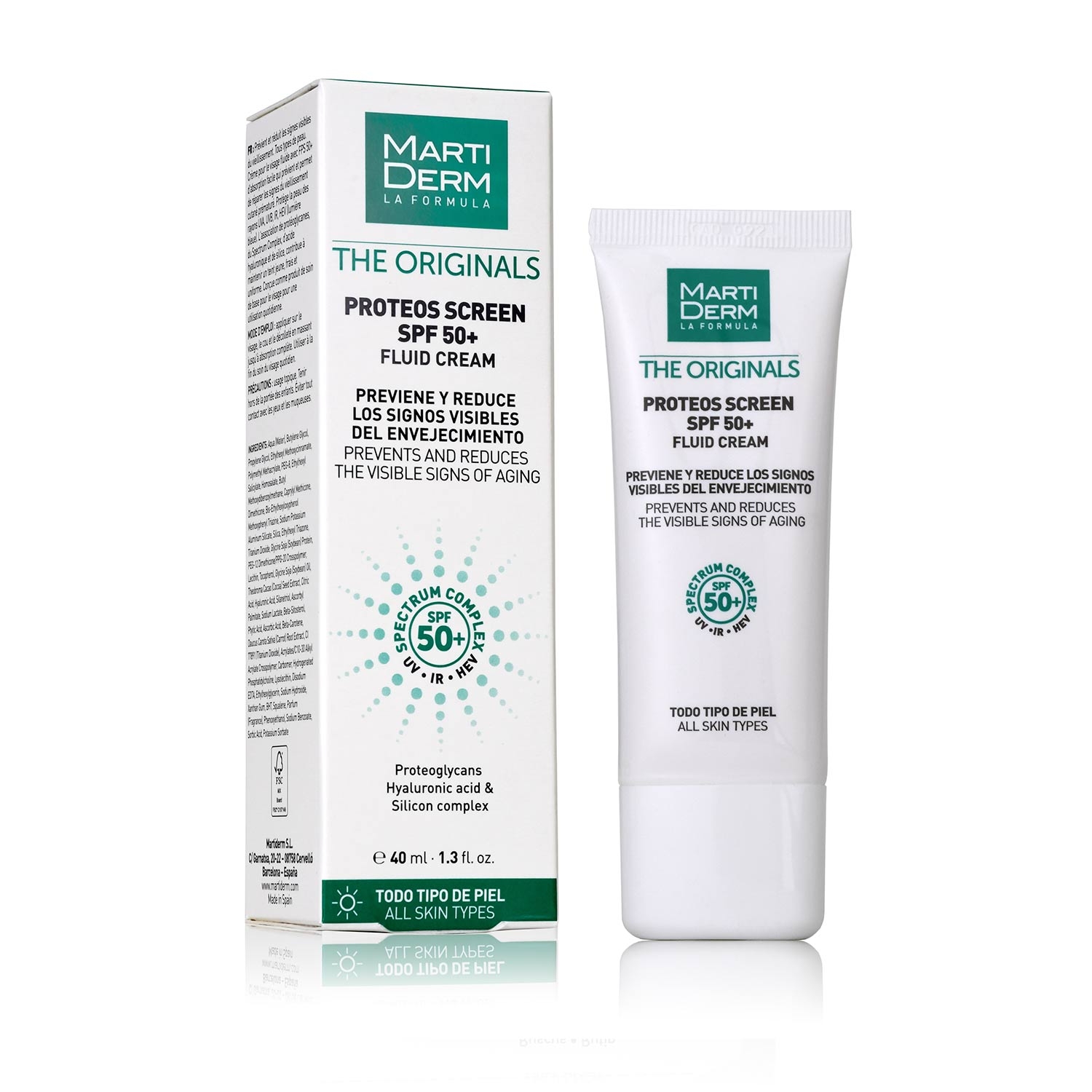 Martiderm proteos screen spf50+ 40 ml