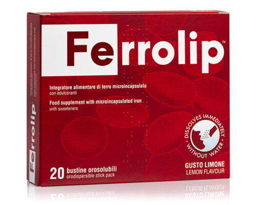 Ferrolip Integratore Di Ferro 20 Bustine Orosolubili