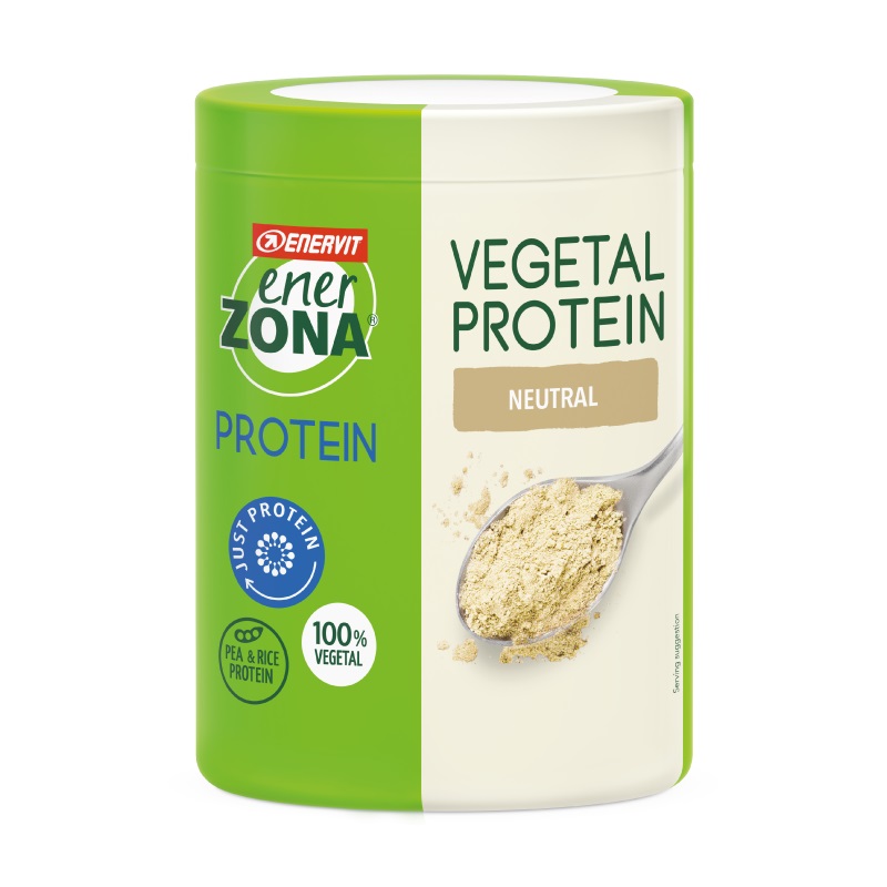 EnerZona Vegetal Protein Natural Proteine in Polvere Barattolo da 230 gr