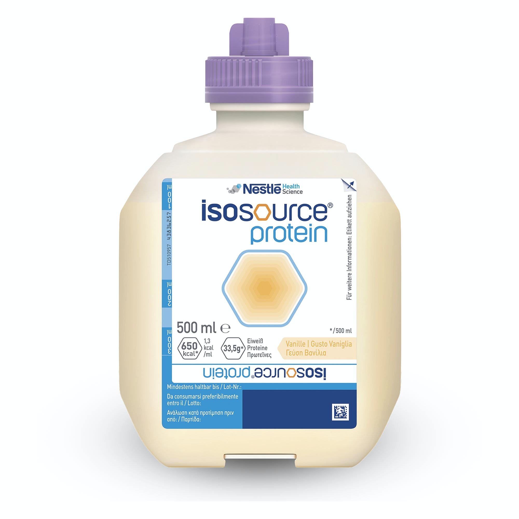 Isosource Protein Alimento Iperproteico Gusto Vaniglia 500 ml