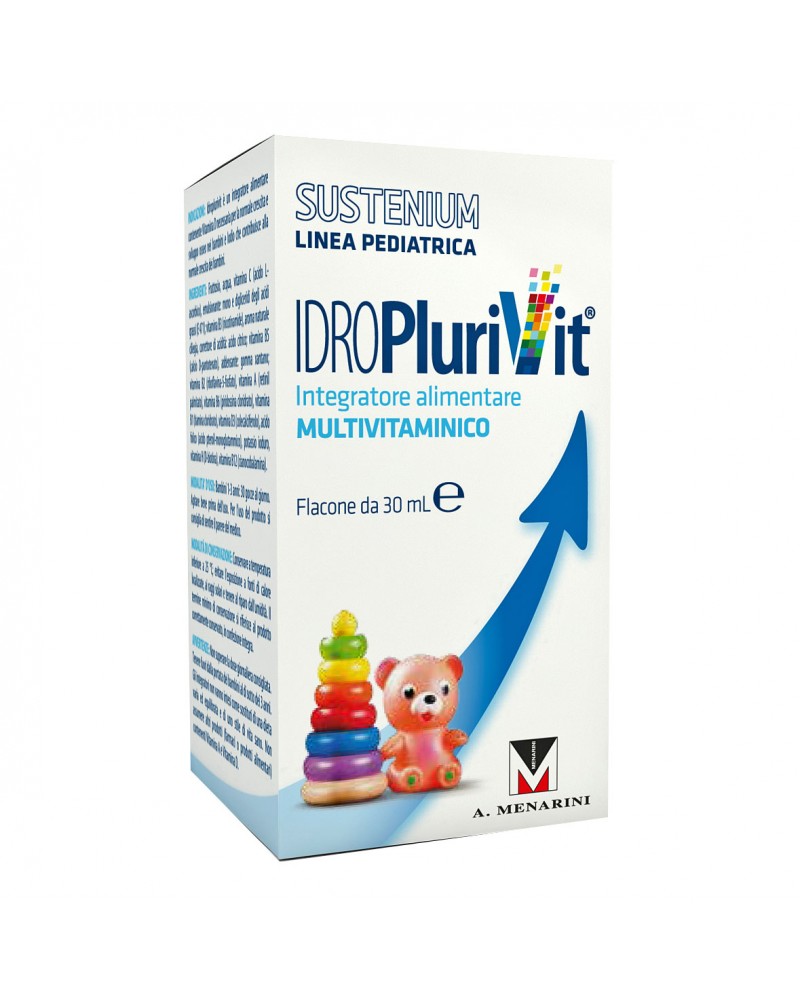 Sustenium Idroplurivit Multivitaminico Integratore Multivitaminico Gocce Bambini 1-3 Anni 30 ml