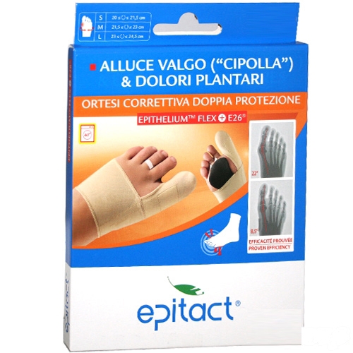 Epitact Ortesi Correttiva Doppia Protezione Per Alluce Valgo Destro Taglia L