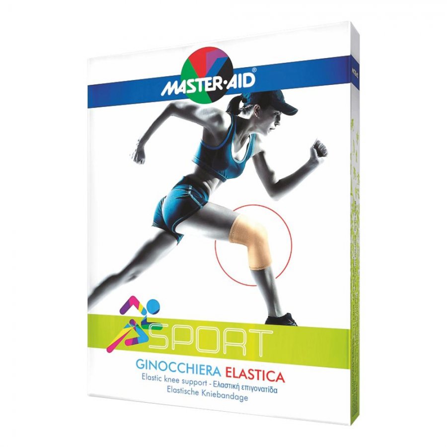 Master Aid Sport Ginocchiera Elastica Di Protezione Non Sterile Misura 4