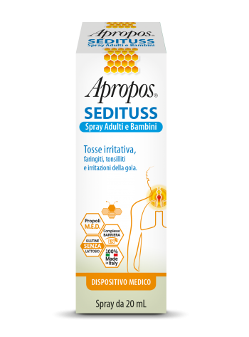 Apropos Sedituss Spray Per La Gola Adulti Bambini 20 ml