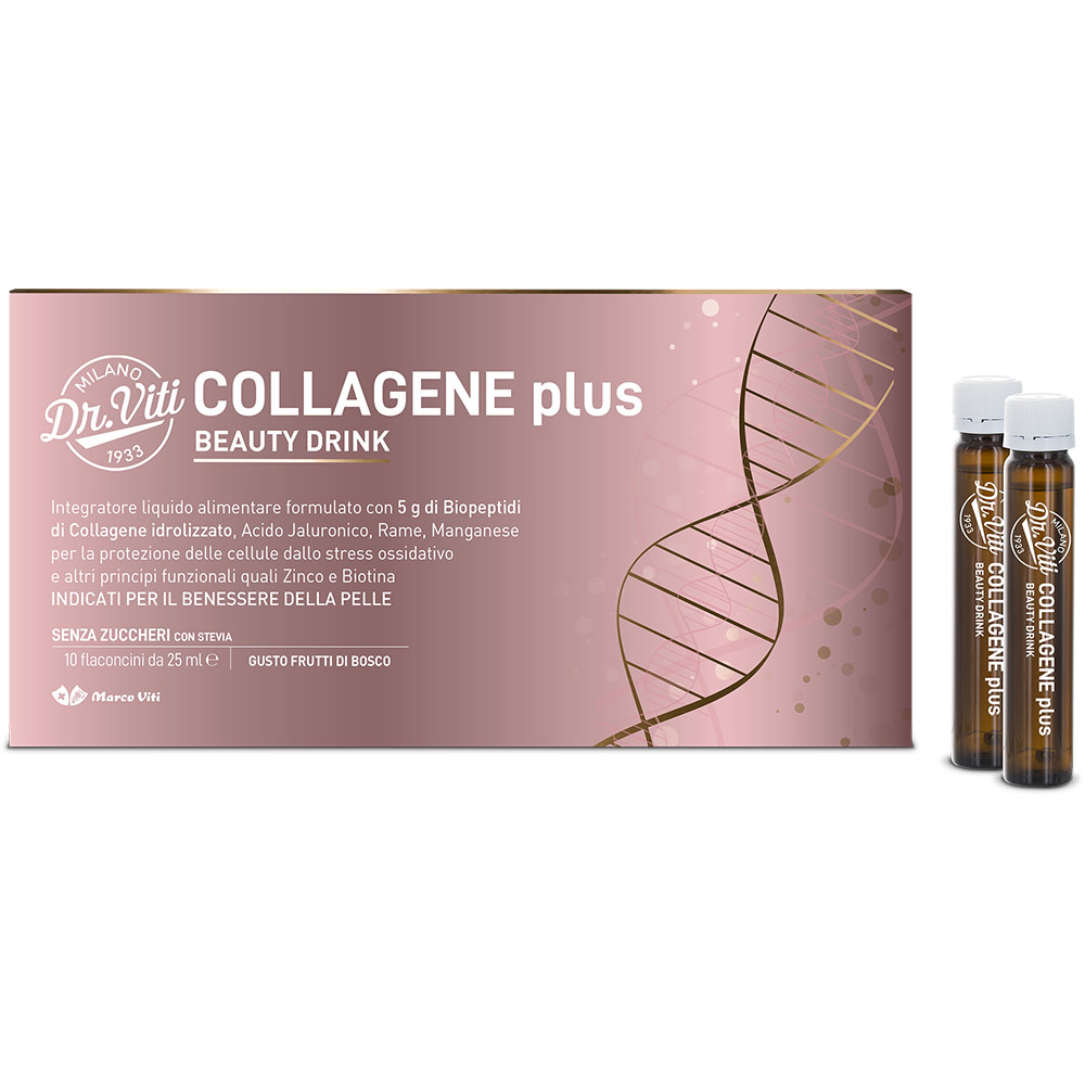 Dr. Viti Collagene Plus Beauty Drink Integratore 10x25ml