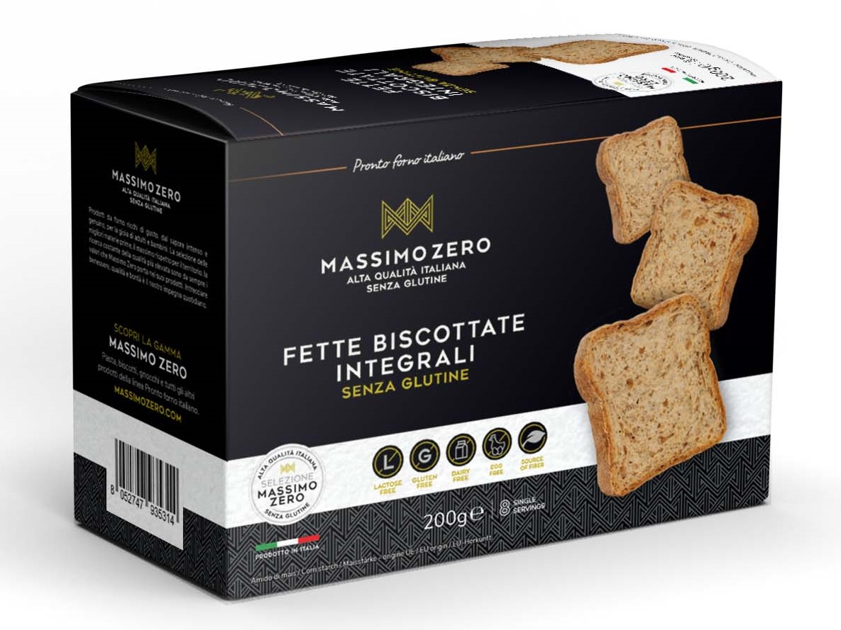 Massimo Zero Fette Biscottate Integrali 200 G