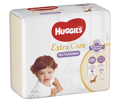 Huggies extra care mutandina base taglia 4 26 pezzi