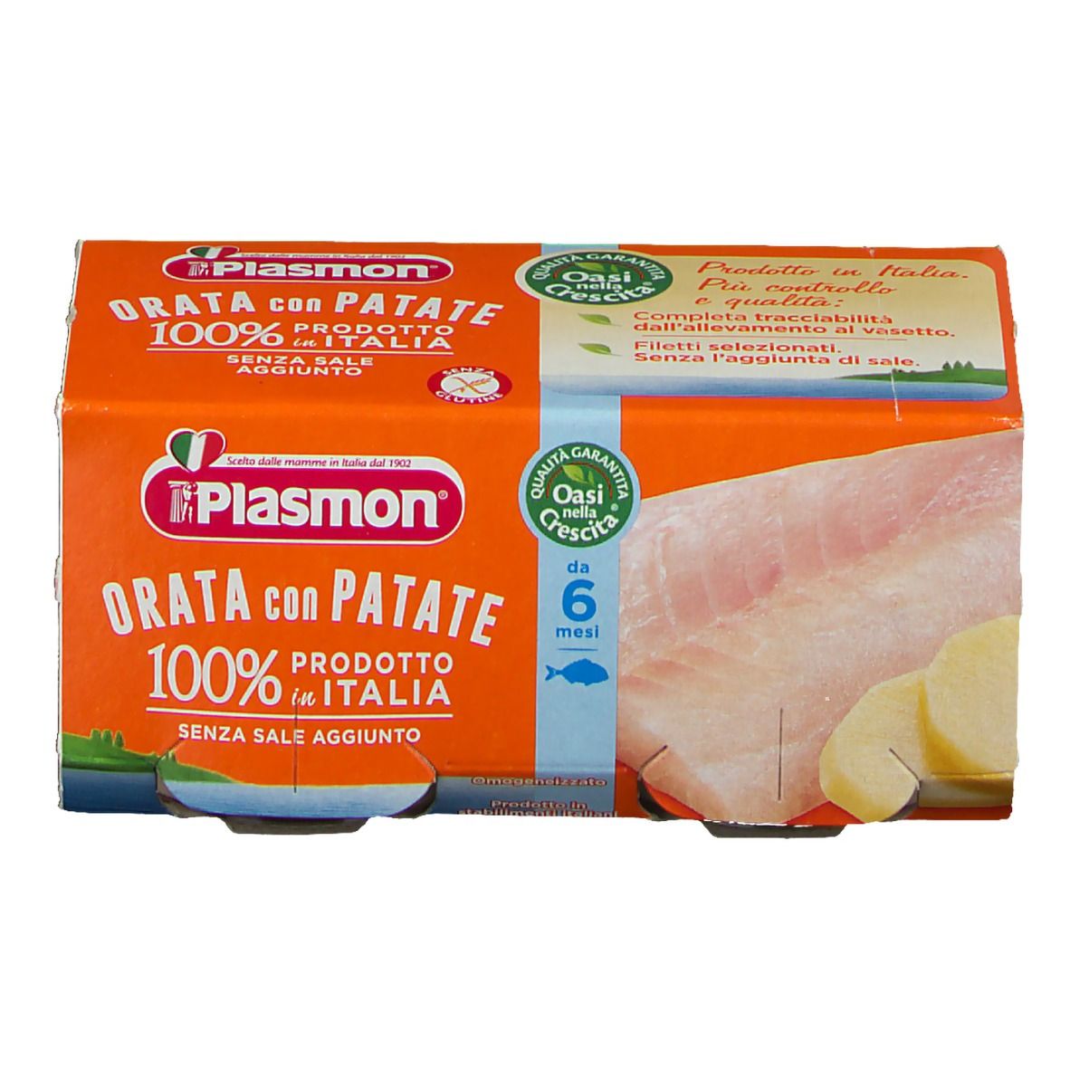 Plasmon orata con patate 4 x 80 g