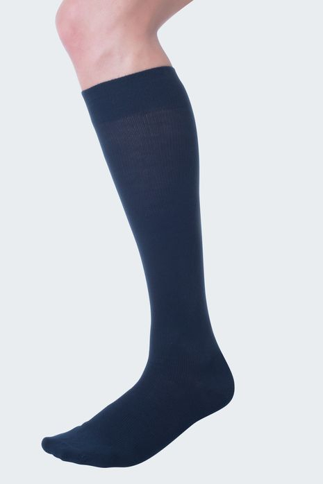 Gambaletto uomo cotton med 18 mm hg black 1
