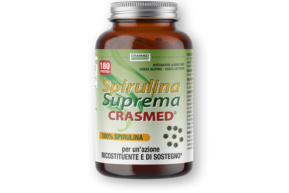 SPIRULINA SUPREM CRASMED180CPR