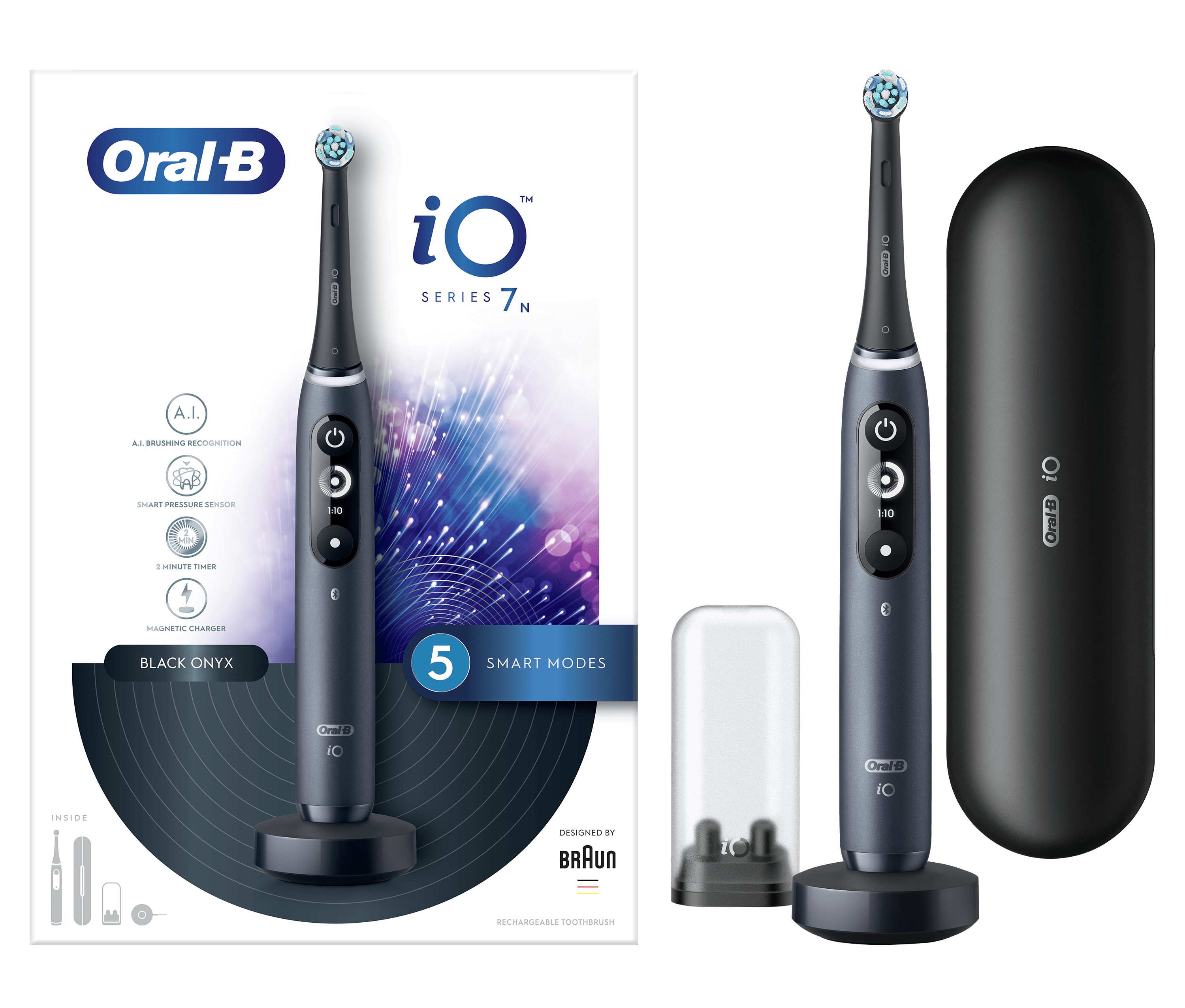 ORALB IO 7N SPAZZOLINO ELETTRICO BLACK NERO 1 Pezzo