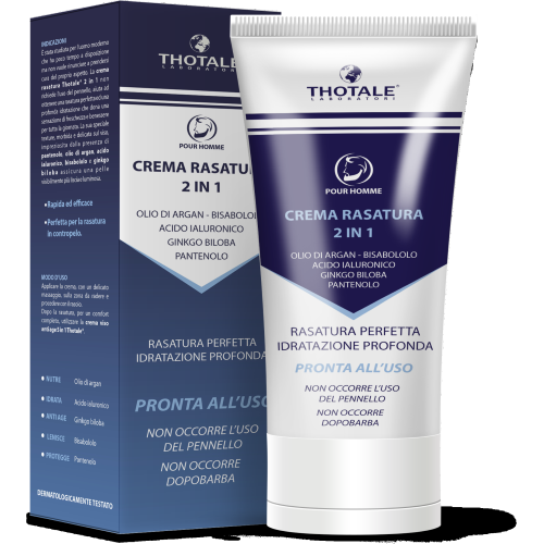 Thotale crema rasatura uomo 2 in 1