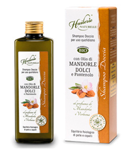 Huilerie Mandorla e Verbena - Shampoo Doccia uso quotidiano, 250ml