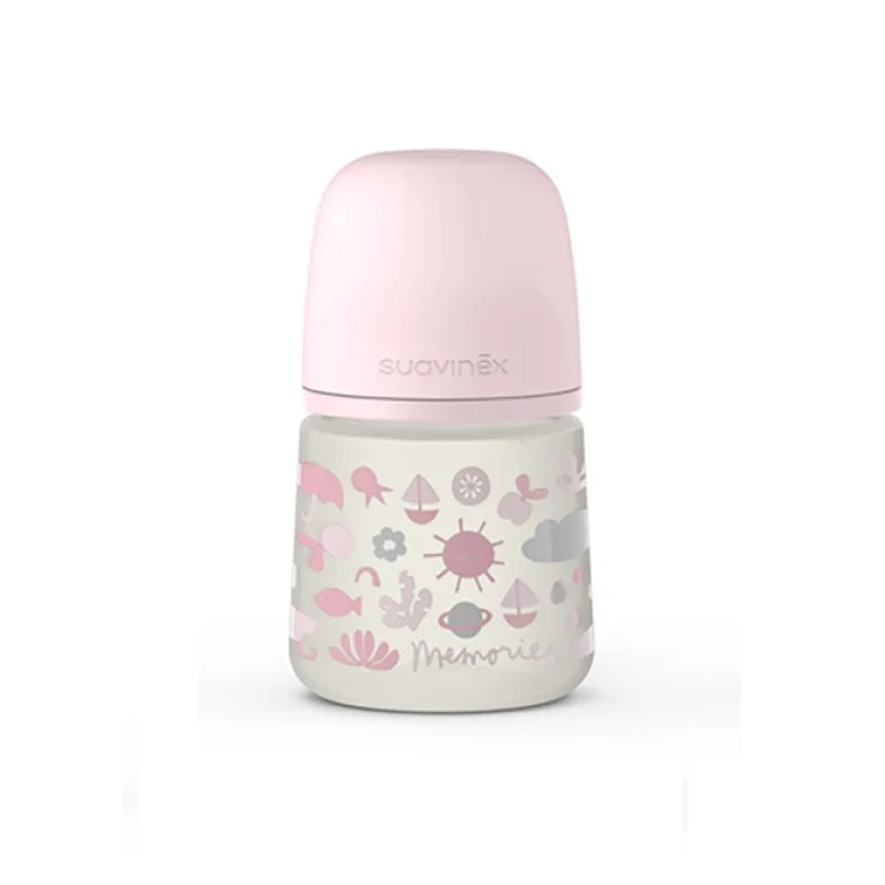 Memories biberon da 150 ml silicone sx pro rosa