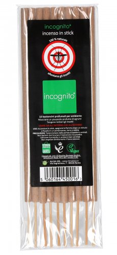 INCOGNITO INCENSO STICK 10 BASTONCINI