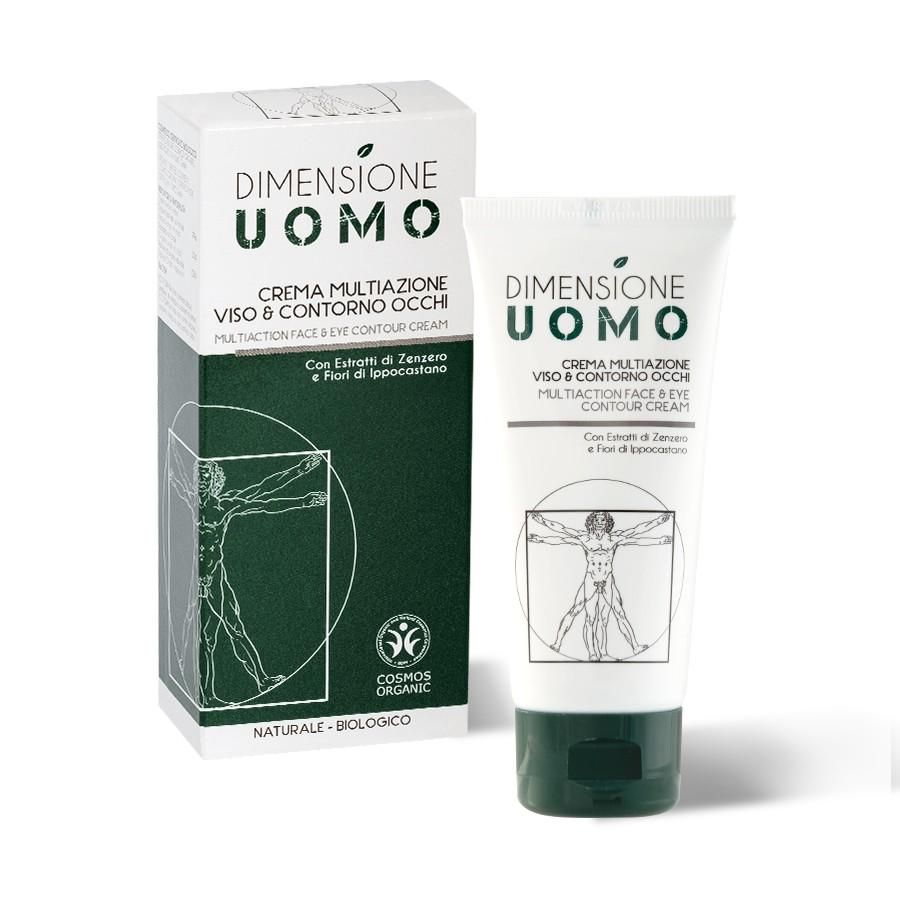Dimensione Uomo Crema Viso e Contorno Occhi Multi-Azione, 50ml