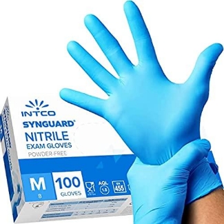 Weglove Guanti In Nitrile Senza Polvere M Blu 100 Pezzi