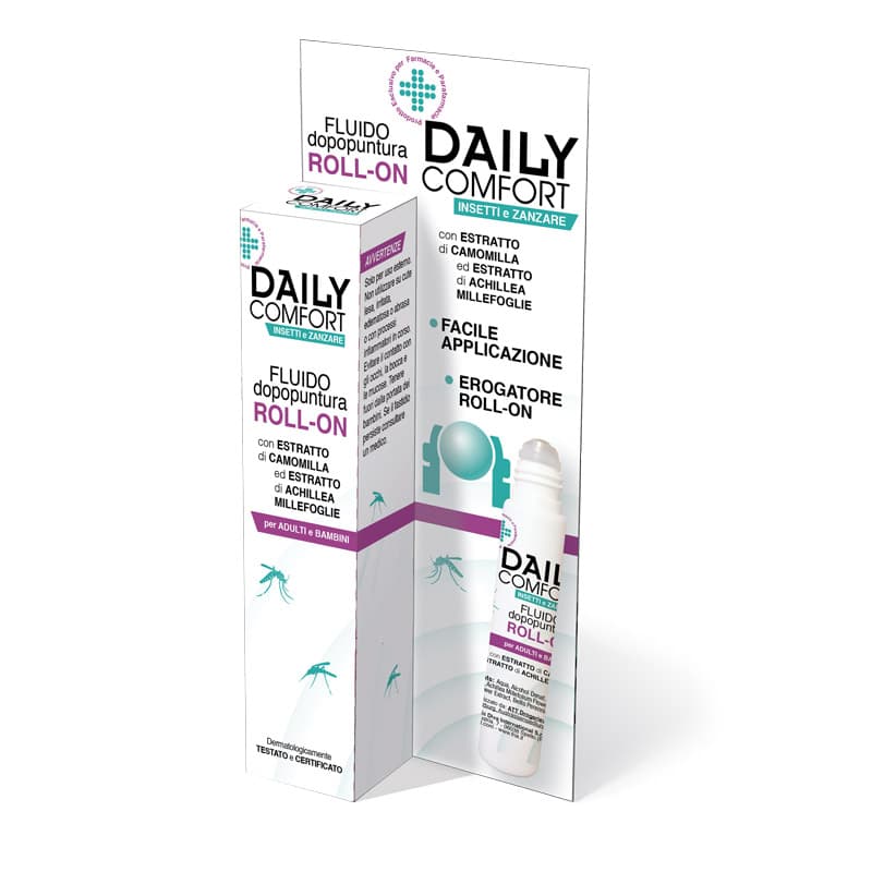 Daily comfort antizanzare dopopuntura roll-on 10 ml