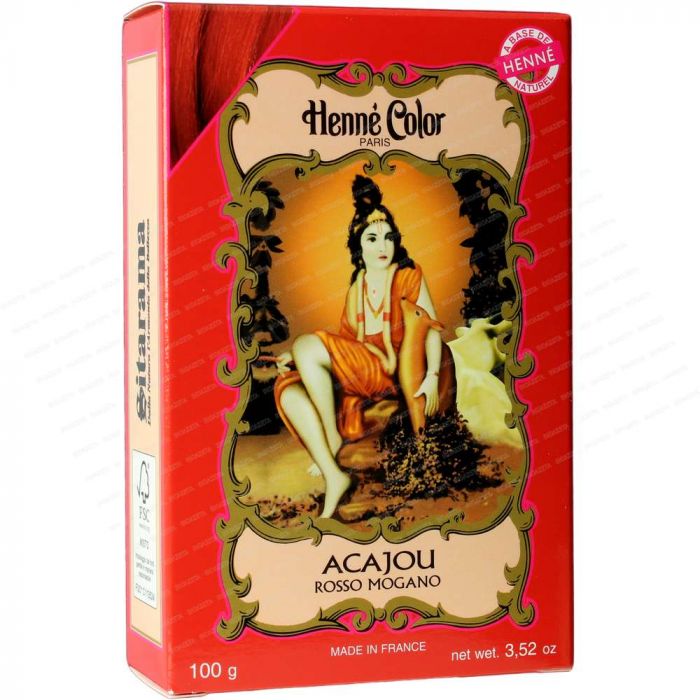 HENNE' COLOR ACAJOU ROSSO MOGA