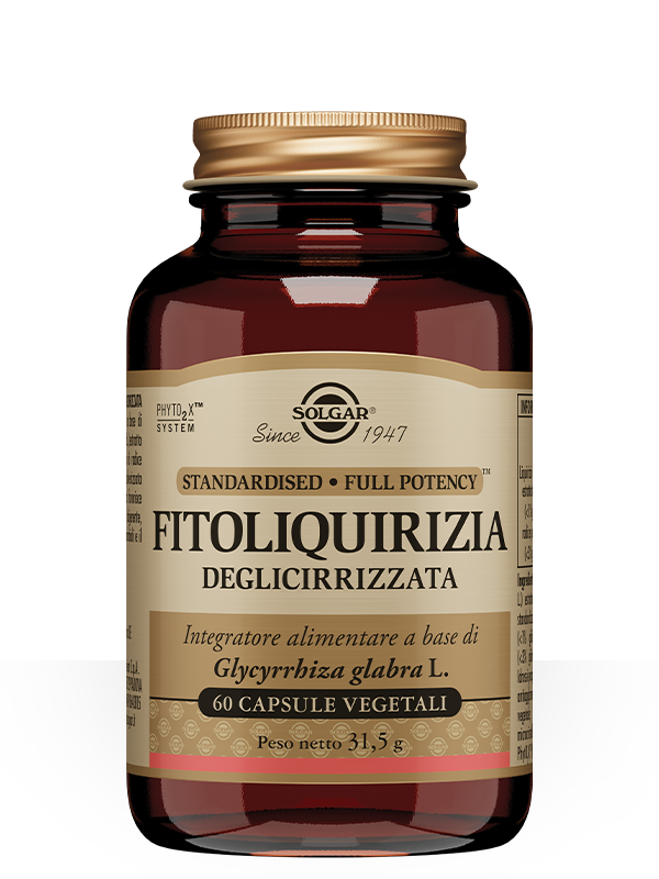 Solgar Fitoliquirizia Deglicirrizzata Integratore Digestivo 60 Capsule