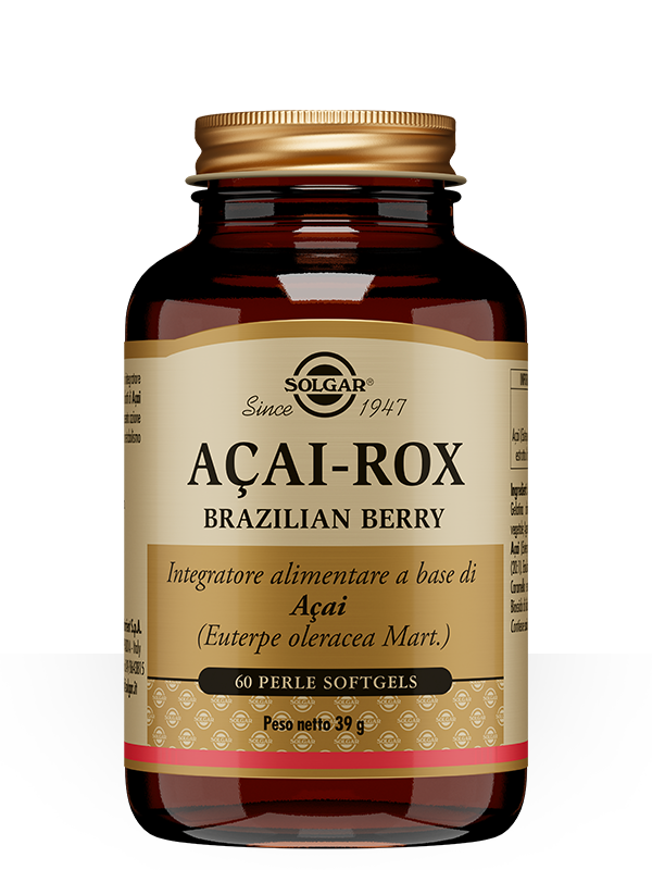 Solgar Acai-Rox Brazilian Berry Integratore Antiossidante 60 Perle