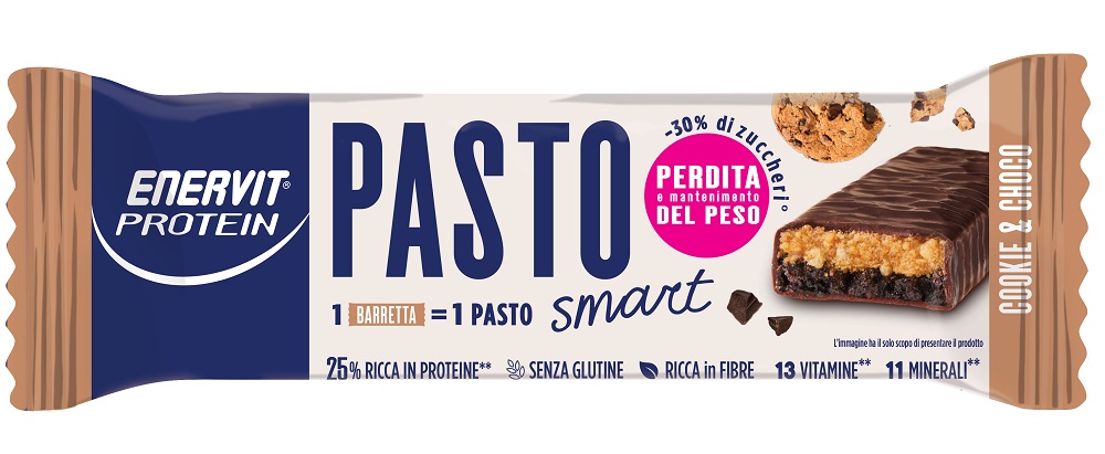 Enervit Protein Barretta Sostitutivo Pasto Cookie & Choco 55 gr