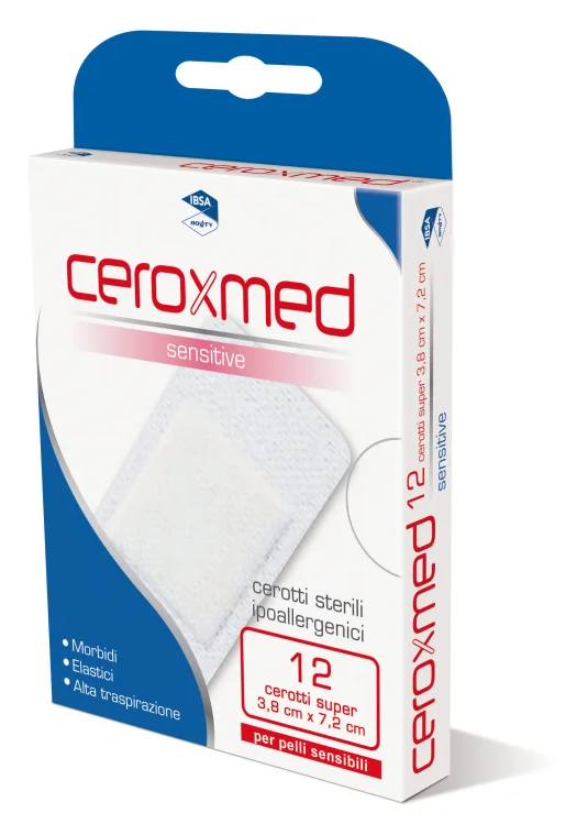 Ceroxmed Cerotti Delicati Super 12 Pezzi
