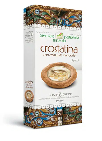 Premiata pasticceria trinacria crostatina crema mandorla 150 g