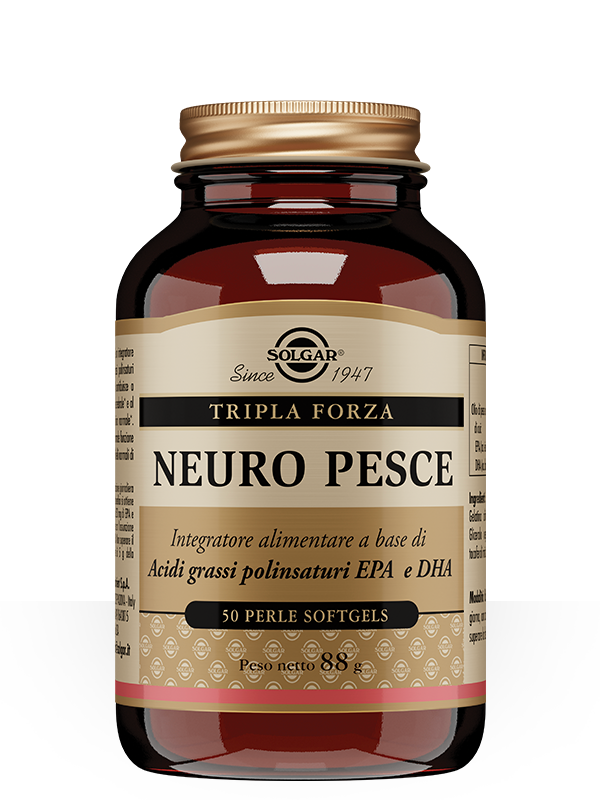 Solgar Neuro Pesce Integratore Olio di Pesce 50 Perle Softgel