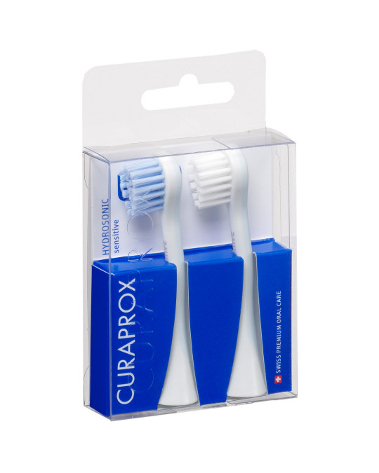 Curaprox hydrosonic ortho/pro brush head sensitive duo-pack