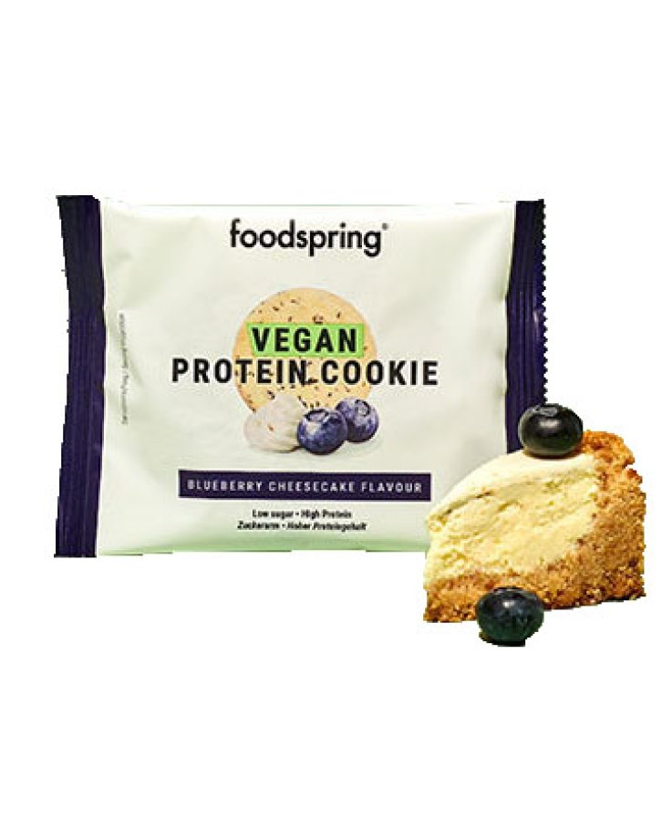 Foodspring® Vegan Protein Cookie Cheesecake Al Mirtillo