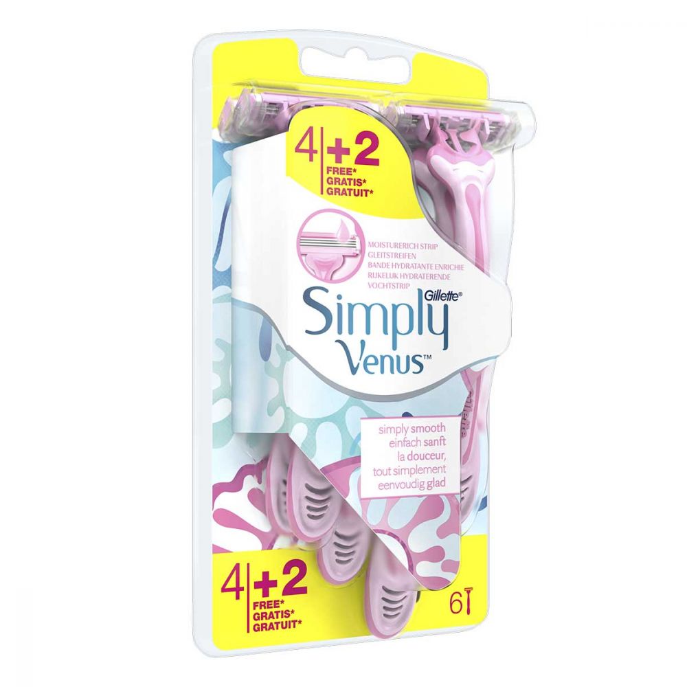 Gillette venus simpl3 4 pezzi + 2 g