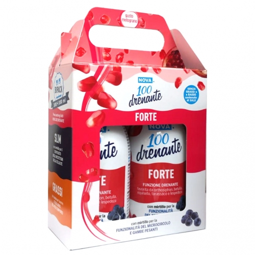 Nova.100 Drenante Forte Gusto Melograno BIPACCO 300 + 300ml