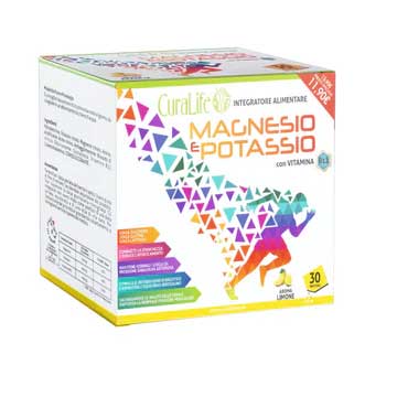 Curalife magnesio potassio limone 30 bustine