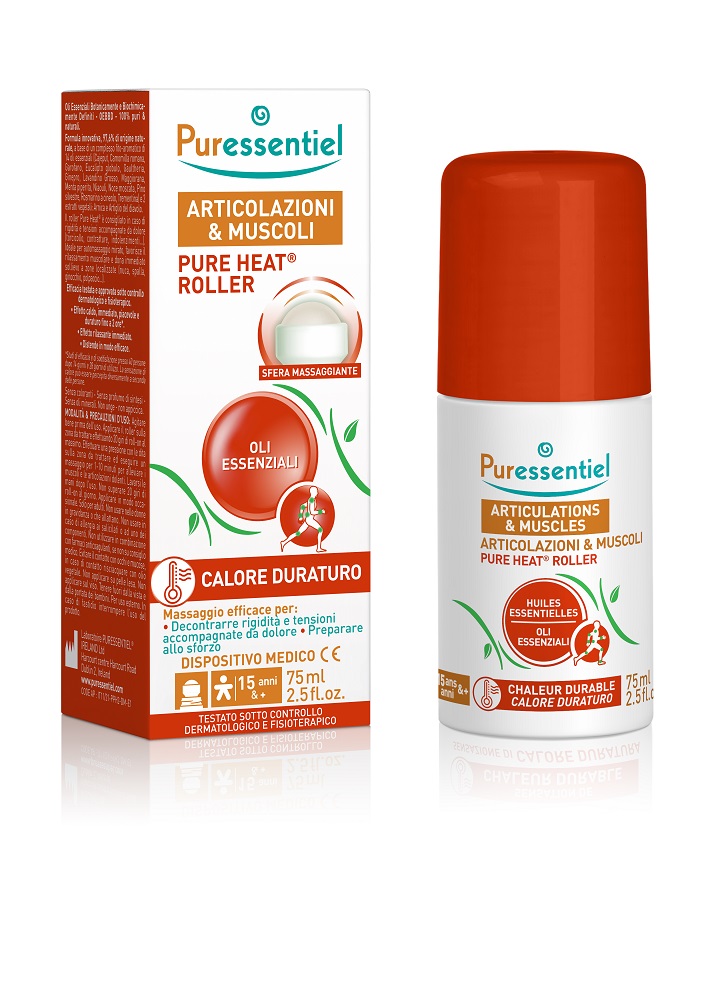 Puressentiel Pure Heat Roller Riscaldante Per Muscoli e Articolazioni 75 ml